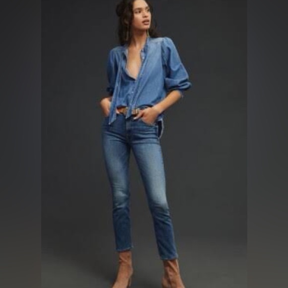 MOTHER Denim - MOTHER The Mid Rise Dazzler Ankle